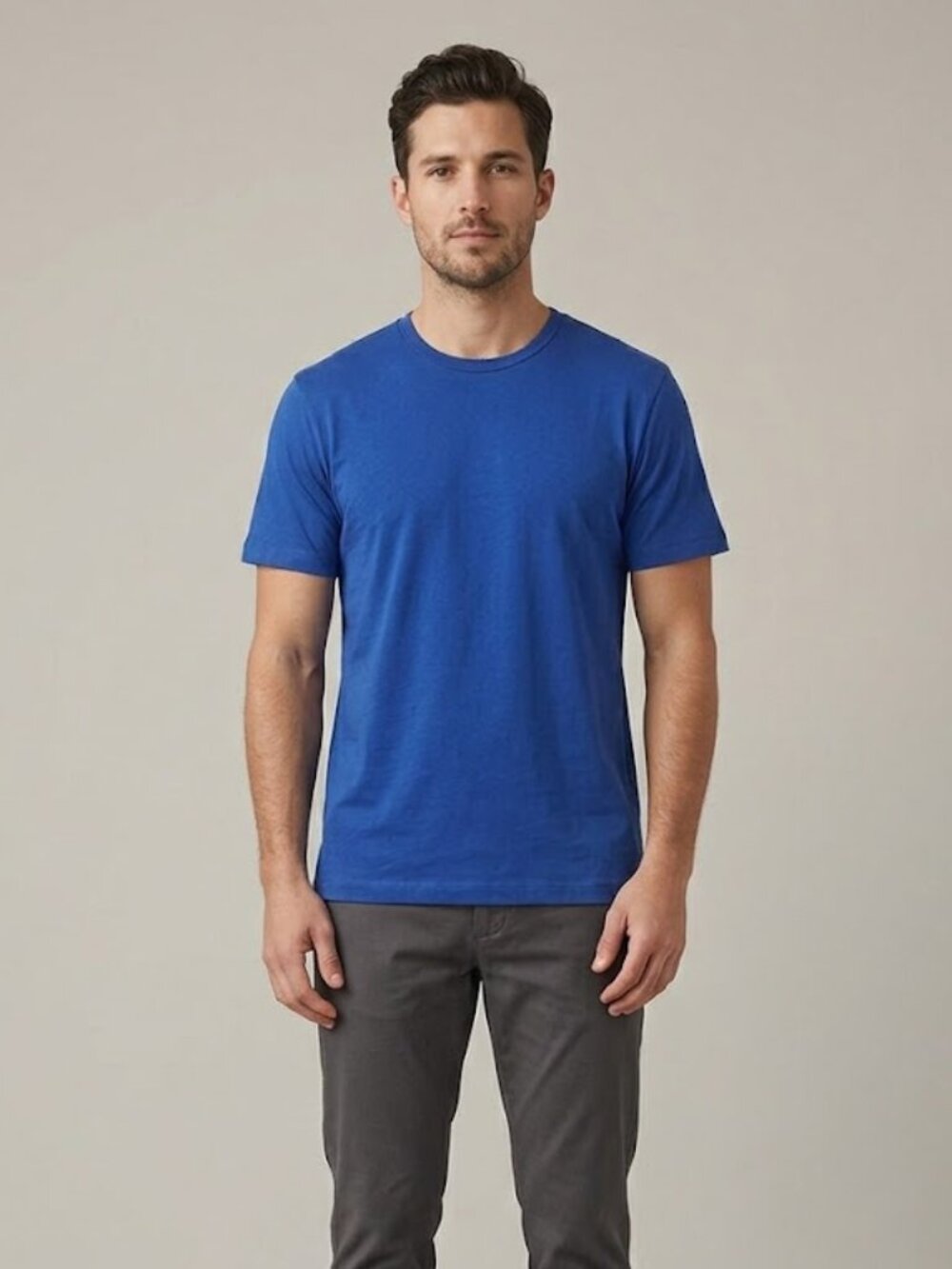 Private White VC Men’s Short Sleeve  T-Shirt in Blue